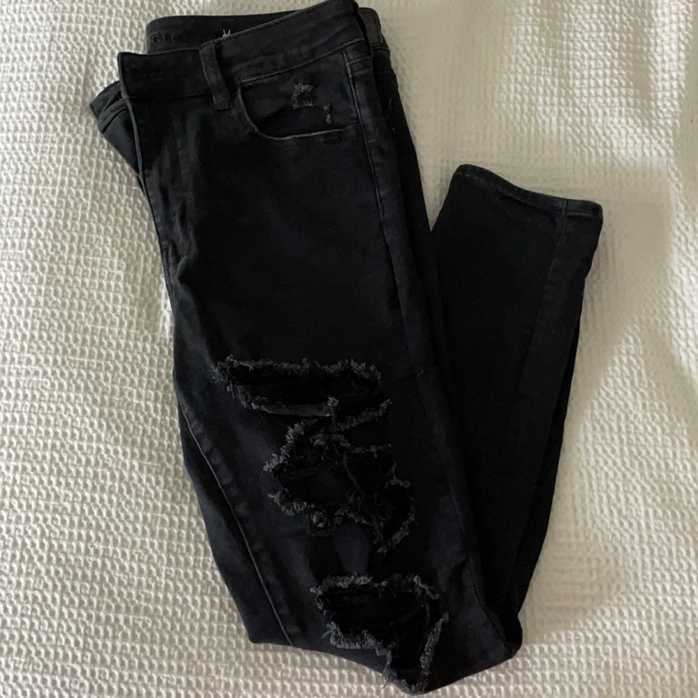 American Eagle Black Skinny Jeans
